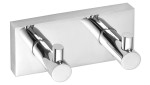 SAPHO XQ206 X-SQUARE wieszak podwójny, chrom