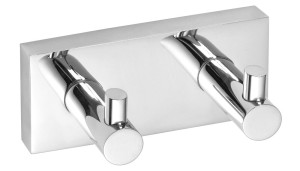 SAPHO XQ206 X-SQUARE wieszak podwójny, chrom