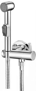 AQUALINE SK215 Zawór naścienny z ręcznym prysznicem bidetowym, chrom