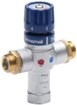SAPHO TMT12MPM Termostatyczny regulator wody, 1/2", 30-60 stopni, zawory zwrotne