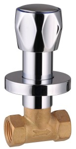 AQUALINE VP621 Zawór podtynkowy 1/2", chrom