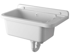 AQUALINE PI5060 Komora gospodarcza z ociekaczem 60x34cm, plastik, biały
