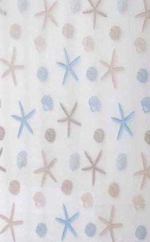 Zasłonka prysznicowa 180x200cm, winyl, gwiazdy