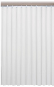 AQUALINE ZV020 Zasłonka prysznicowa 180x200cm, winyl, biała
