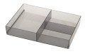 Organizer 202x50x302 mm, plastik, dymiony