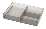SAPHO 909 Organizer 202x50x302 mm, plastik, dymiony