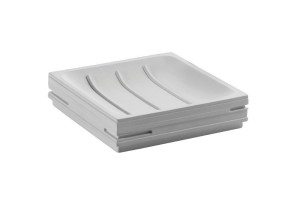 Gedy QU1102 QUADROTTO mydelniczka do postawienia, biały