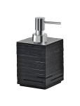 Gedy QU8114 QUADROTTO dozownik mydła do postawienia, czarny