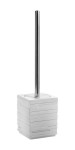 Gedy QU3302 QUADROTTO szczotka WC do postawienia, biały
