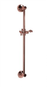 SAPHO SAL0037 ANTEA drążek prysznicowy, uchwyt obrotowy, okrągły, 670mm, różowe złoto
