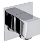 SAPHO SG302 Przyłącze kątowe, kwadratowa rozeta, chrom