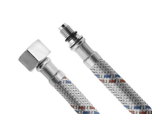 Wąż przyłączeniowy nierdzewny M10x1/2", 40cm