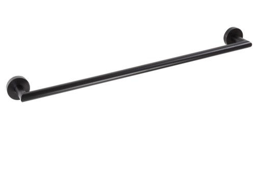 X-ROUND BLACK wieszak na ręczniki 600mm, czarny mat