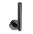 X-ROUND BLACK rezerwowy wieszak na papier toaletowy, czarny mat