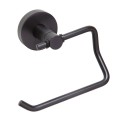 X-ROUND BLACK wieszak na papier toaletowy, czarny mat