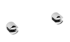 SAPHO XR008 X-ROUND uchwyty do szklanych półek 8mm, chrom