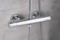 LIGA zestaw prysznicowy z baterią termostatyczną, chrom