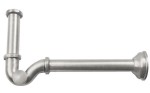 SAPHO 9608 Syfon bidetowy 5/4", odpływ 32mm, nikiel szczotkowany