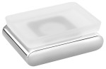 SAPHO RF002 FLORI mydelniczka, szkło mleczne, chrom