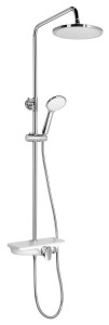 AQUALINE SL100 MARCO zestaw prysznicowy z baterią, biały
