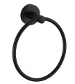 SAMBA wieszak na ręczniki koło, czarny