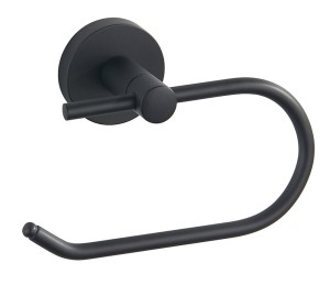 AQUALINE SB217 SAMBA wieszak na papier toaletowy, czarny