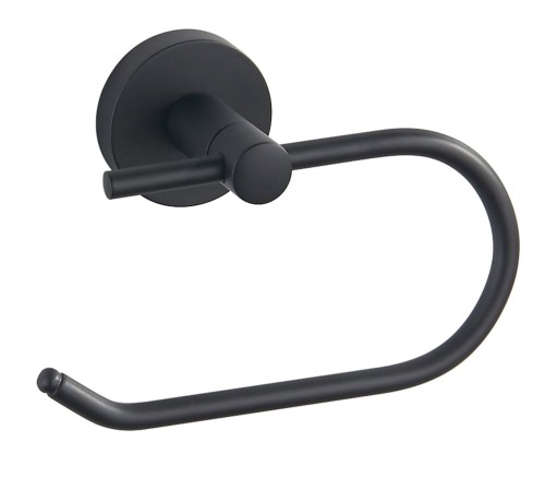 SAMBA wieszak na papier toaletowy, czarny