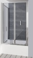 DEEP drzwi prysznicowe składane 1000x1650mm, szkło czyste