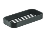 Gedy 321814 SMART półka do kabiny prysznicowej, 241x30x111mm, czarny mat