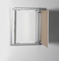 ZARZ drzwiczki rewizyjne pod płytki 60x80cm, otwieranie klik-klak, stal ocynkowana