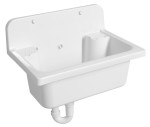 AQUALINE PI5052 Komora gospodarcza 55x37cm, plastik, biały