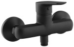 AQUALINE LT611B LOTTA bateria prysznicowa ścienna, rozstaw 150mm, czarny mat