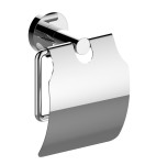 SAPHO XR732 X-ROUND wieszak na papier toaletowy, z klapką, chrom