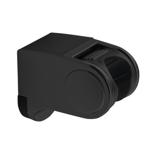 Uchwyt prysznica, ruchomy, ABS/czarny mat