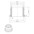 Redukcja gumowa 32mm - 40mm