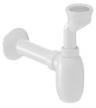 Syfon do pisuaru, rozeta, DN40, biały