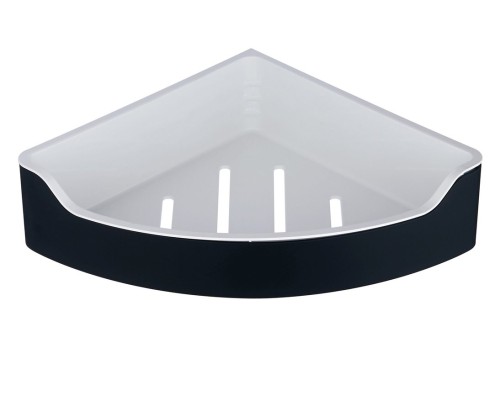 SAMBA półka narożna do kabiny prysznicowej, 218x63x218mm, czarny