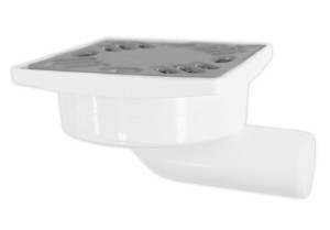 BRUCKNER Kratka ściekowa 103x103 boczna, DN40, stal nierdzewna polerowana 183.052.0