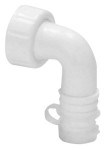 BRUCKNER Kolanko do syfonu podtynkowego, białe 168.120.0