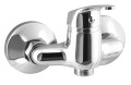 AQUALINE 35 bateria umywalkowa ścienna 3/4", rozstaw 100mm, bez wylewki, chrom