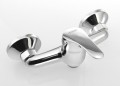 AQUALINE 35 bateria kuchenna ścienna 3/4", bez wylewki, chrom