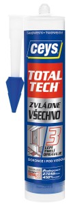 CEYS 42507226 TOTAL TECH EXPRESS transparent, klej i kit, 290 ml, bezbarwny
