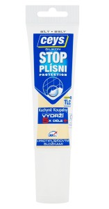 CEYS 42505568 STOP PLEŚNI, silikon sanitarny, 125 ml, biały