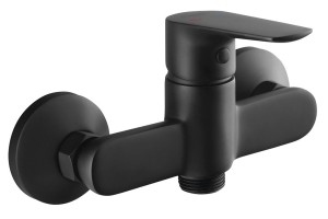 AQUALINE LT641B LOTTA bateria prysznicowa ścienna 3/4", bez wylewki, czarny mat