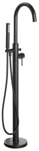 AQUALINE BV357B CETO bateria wannowa wolnostojąca, czarny mat