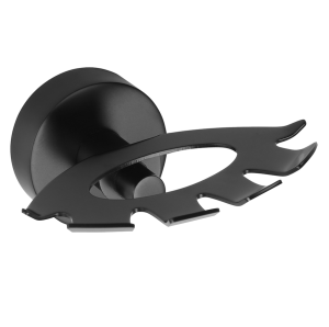 SAPHO XR901B X-ROUND BLACK uchwyt szczotki, czarny mat