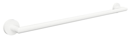 X-ROUND WHITE wieszak na ręczniki 600mm, biała mat