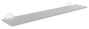 SAPHO XR609W X-ROUND WHITE szklana półka 600mm, biały mat