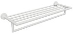 SAPHO XR421W X-ROUND WHITE półka na ręczniki z relingiem 500mm, biały mat