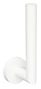 SAPHO XR701W X-ROUND WHITE rezerwowy wieszak na papier toaletowy, biały mat